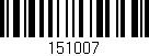 Código de barras (EAN, GTIN, SKU, ISBN): '151007'