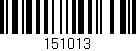 Código de barras (EAN, GTIN, SKU, ISBN): '151013'