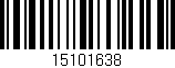 Código de barras (EAN, GTIN, SKU, ISBN): '15101638'