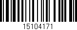 Código de barras (EAN, GTIN, SKU, ISBN): '15104171'