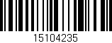 Código de barras (EAN, GTIN, SKU, ISBN): '15104235'