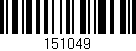 Código de barras (EAN, GTIN, SKU, ISBN): '151049'