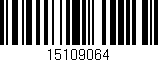 Código de barras (EAN, GTIN, SKU, ISBN): '15109064'