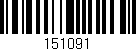 Código de barras (EAN, GTIN, SKU, ISBN): '151091'