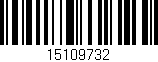 Código de barras (EAN, GTIN, SKU, ISBN): '15109732'