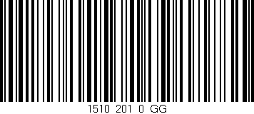 Código de barras (EAN, GTIN, SKU, ISBN): '1510_201_0_GG'