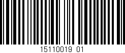Código de barras (EAN, GTIN, SKU, ISBN): '15110019_01'