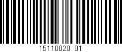 Código de barras (EAN, GTIN, SKU, ISBN): '15110020_01'