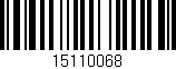 Código de barras (EAN, GTIN, SKU, ISBN): '15110068'