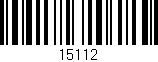 Código de barras (EAN, GTIN, SKU, ISBN): '15112'