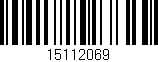 Código de barras (EAN, GTIN, SKU, ISBN): '15112069'