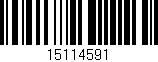 Código de barras (EAN, GTIN, SKU, ISBN): '15114591'