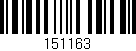 Código de barras (EAN, GTIN, SKU, ISBN): '151163'