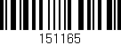 Código de barras (EAN, GTIN, SKU, ISBN): '151165'