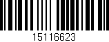 Código de barras (EAN, GTIN, SKU, ISBN): '15116623'