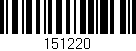 Código de barras (EAN, GTIN, SKU, ISBN): '151220'