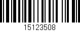 Código de barras (EAN, GTIN, SKU, ISBN): '15123508'
