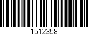 Código de barras (EAN, GTIN, SKU, ISBN): '1512358'
