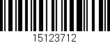 Código de barras (EAN, GTIN, SKU, ISBN): '15123712'