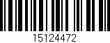 Código de barras (EAN, GTIN, SKU, ISBN): '15124472'