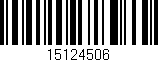 Código de barras (EAN, GTIN, SKU, ISBN): '15124506'