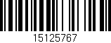 Código de barras (EAN, GTIN, SKU, ISBN): '15125767'