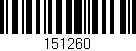 Código de barras (EAN, GTIN, SKU, ISBN): '151260'