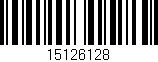 Código de barras (EAN, GTIN, SKU, ISBN): '15126128'