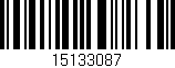 Código de barras (EAN, GTIN, SKU, ISBN): '15133087'
