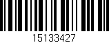 Código de barras (EAN, GTIN, SKU, ISBN): '15133427'
