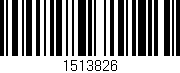 Código de barras (EAN, GTIN, SKU, ISBN): '1513826'