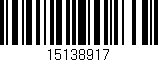 Código de barras (EAN, GTIN, SKU, ISBN): '15138917'