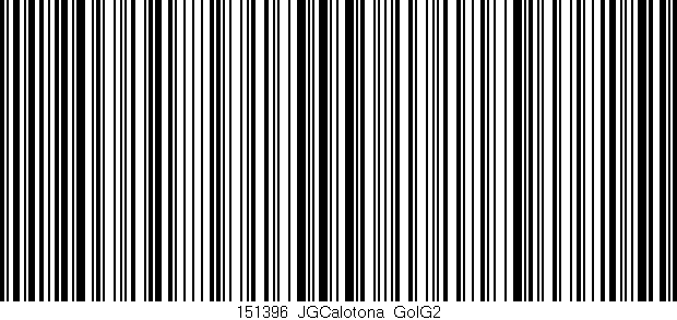 Código de barras (EAN, GTIN, SKU, ISBN): '151396_JGCalotona_GolG2'