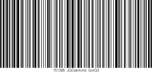 Código de barras (EAN, GTIN, SKU, ISBN): '151396_JGCalotona_GolG3'