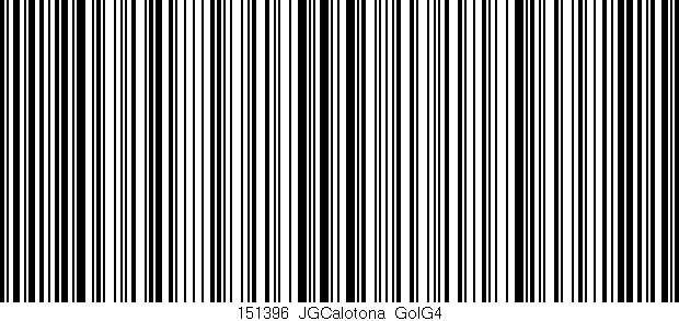 Código de barras (EAN, GTIN, SKU, ISBN): '151396_JGCalotona_GolG4'