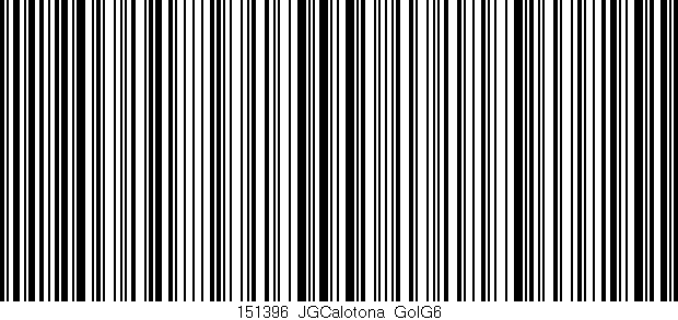 Código de barras (EAN, GTIN, SKU, ISBN): '151396_JGCalotona_GolG6'