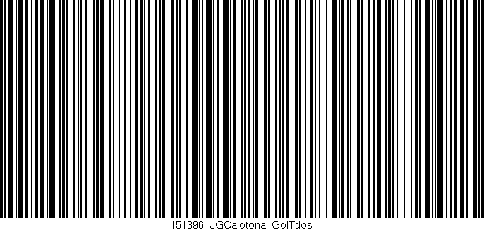 Código de barras (EAN, GTIN, SKU, ISBN): '151396_JGCalotona_GolTdos'