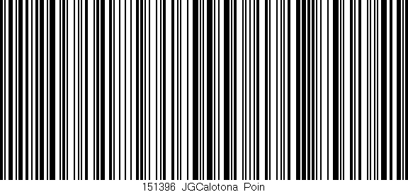 Código de barras (EAN, GTIN, SKU, ISBN): '151396_JGCalotona_Poin'