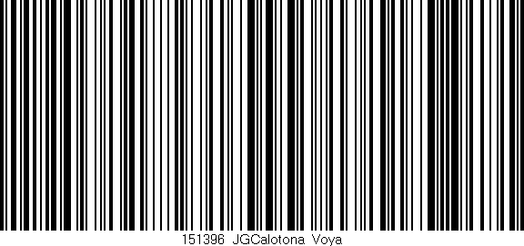 Código de barras (EAN, GTIN, SKU, ISBN): '151396_JGCalotona_Voya'
