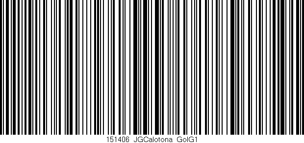 Código de barras (EAN, GTIN, SKU, ISBN): '151406_JGCalotona_GolG1'