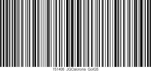 Código de barras (EAN, GTIN, SKU, ISBN): '151406_JGCalotona_GolG5'