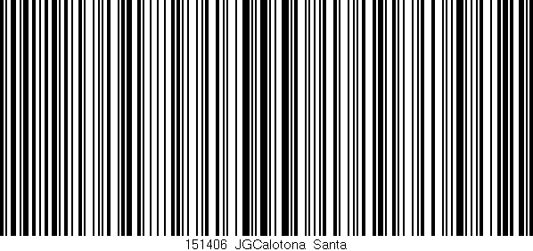 Código de barras (EAN, GTIN, SKU, ISBN): '151406_JGCalotona_Santa'