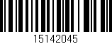 Código de barras (EAN, GTIN, SKU, ISBN): '15142045'