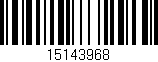Código de barras (EAN, GTIN, SKU, ISBN): '15143968'