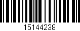Código de barras (EAN, GTIN, SKU, ISBN): '15144238'