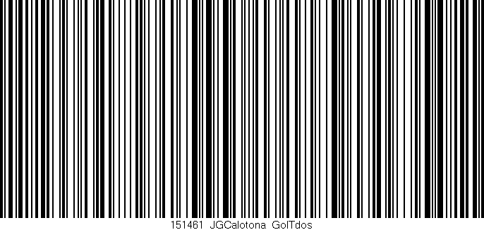 Código de barras (EAN, GTIN, SKU, ISBN): '151461_JGCalotona_GolTdos'