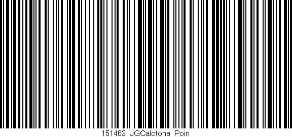 Código de barras (EAN, GTIN, SKU, ISBN): '151463_JGCalotona_Poin'