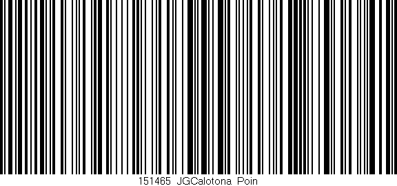 Código de barras (EAN, GTIN, SKU, ISBN): '151465_JGCalotona_Poin'