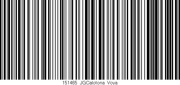 Código de barras (EAN, GTIN, SKU, ISBN): '151465_JGCalotona_Voya'