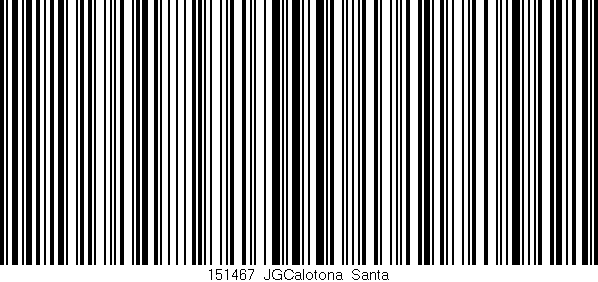 Código de barras (EAN, GTIN, SKU, ISBN): '151467_JGCalotona_Santa'